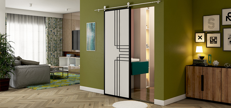 sliding bathroom door installation in Cutler Bay